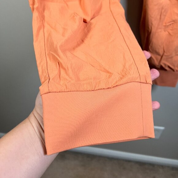 Athleta Trekkie North Crop Jogger Pants Size 4 Orange Travel Hiking Athletic - Picture 7 of 11